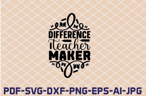Difference Teacher Maker: SVG Graphics for Crafts