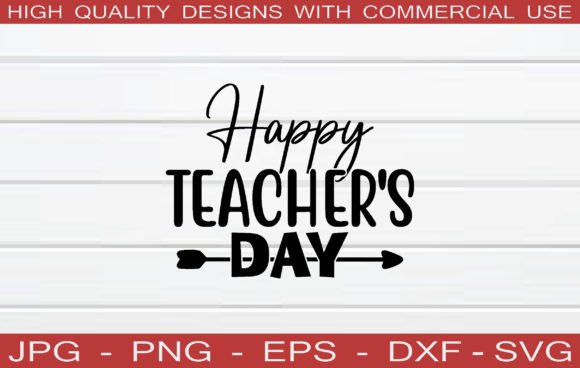 Happy Teacher's Day SVG for Crafts & Graphics