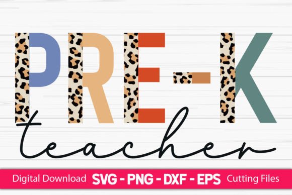Pre-k Teacher Sublimation Graphics for Crafts