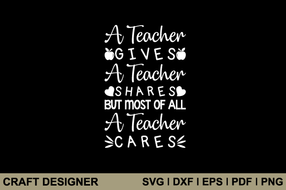 Review: A Teacher Gives a Teacher Shares SVG