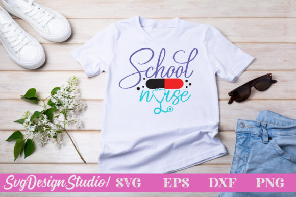 School Nurse SVG: Graphics for Crafts & Blogs