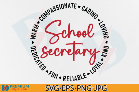 School Secretary SVG: Graphics for Crafts