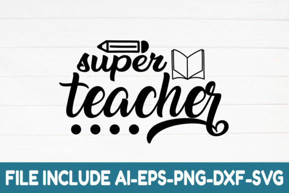 Super Teacher Graphics for Crafts Branding