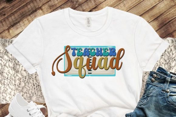 Teacher Squad SVG Files: Graphics for Crafts
