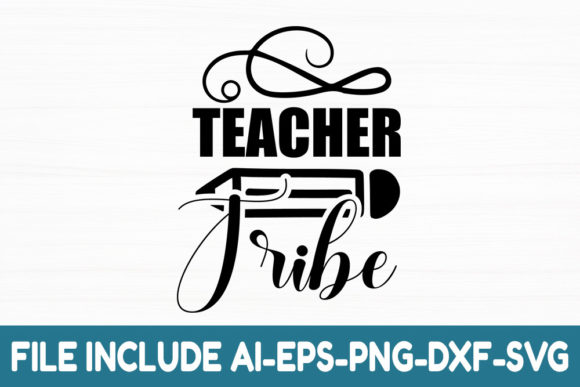 Teacher Tribe Graphics for Modern Crafts